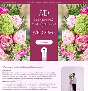 Personal wedding planners example