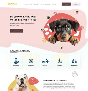 Pet salon example